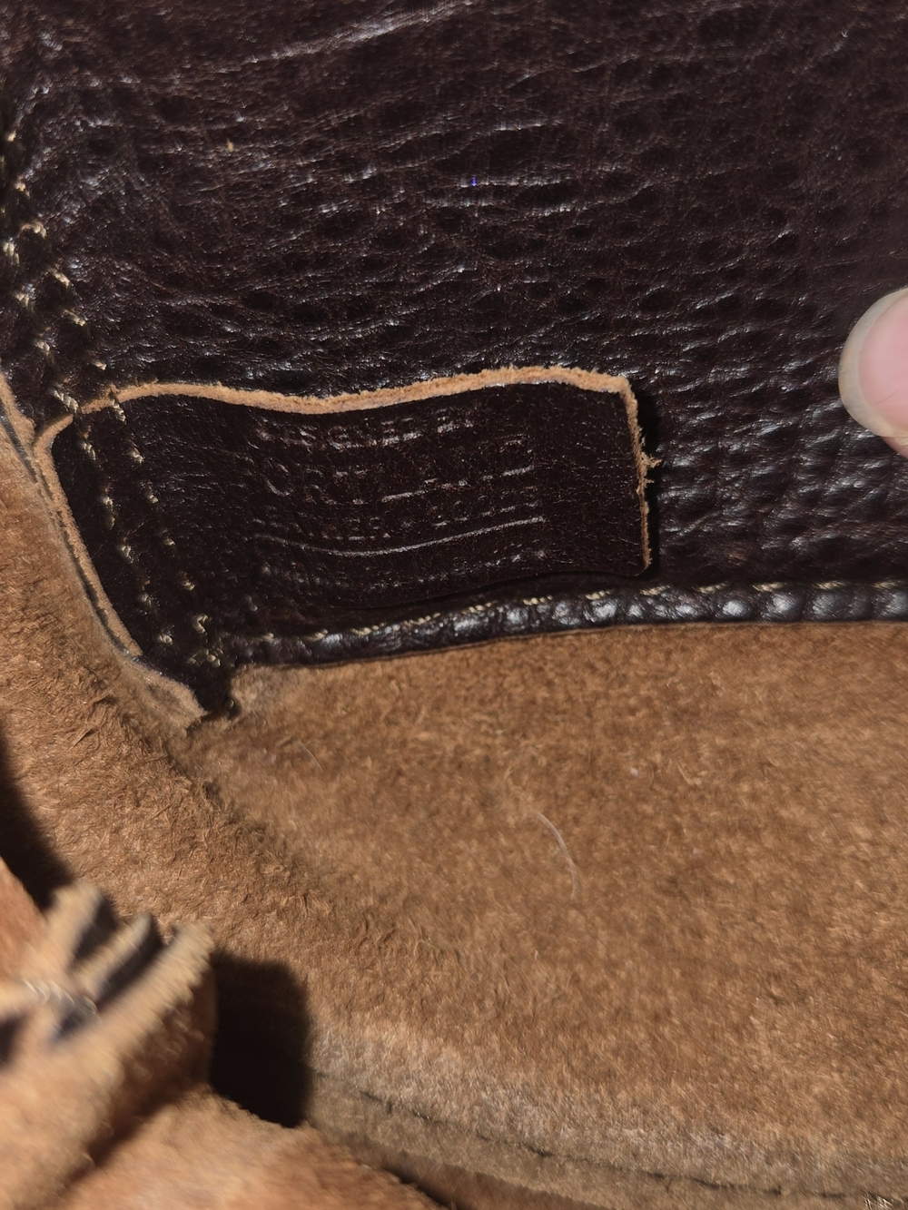 Portland Leather Goods Camera Bag Style Crossbody In Cold Brew - Picture 9 of 16